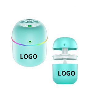 Custom Logo Air Portable Mini Plastic Car Usb <b>Humidifier</b> With Led Light - Product Image 1