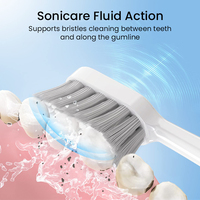 Brosse à dents électrique en gros, marque privée, certifiée CE RoHS, brosse à dents sonique, solution personnalisée pour les soins dentaires intelligents, fabrication en usine