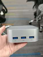 New Mini Pc Intel N100 Quad Core 12GB LPDDR5 128GB M.2 SATA SSD WIFI5 Type-C Low Power Office Work Computer Windows 11 Pro/Linux