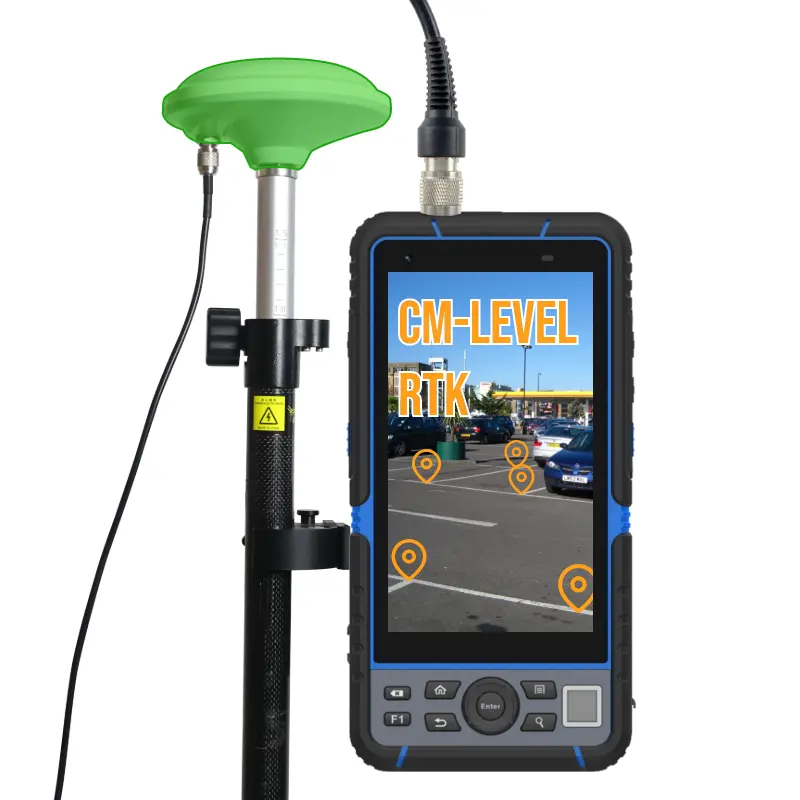 OEM t60 gf 3 سنوات Mtk ، nit ، mAh جهاز استقبال gnss rtk gps للملاحة للسيارة ، طابعة محمولة باليد ، طابعة pda الذكية