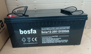 La batería recargable de plomo ácido de 12 voltios <span class=keywords><strong>200</strong></span> Amperios de medidas técnicas o de organización para reducir la exposición al ruido (como ofrecer a los trabajadores para el panel solar - Product Image 3