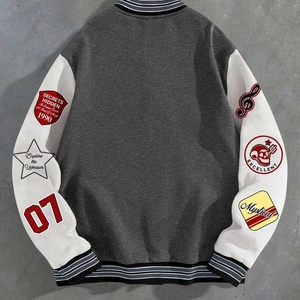 Chaqueta Varsity de Béisbol para Hombre, Estilo Letterman, con Gráficos 3D de Chenille y Bordado de Toalla, Diseño Personalizado, Venta Caliente 2025 - Product Image 2