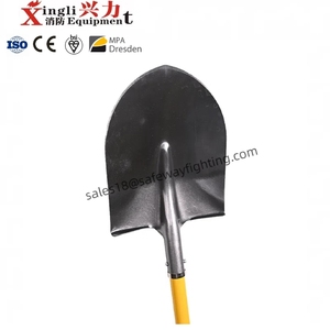 スチールスクープ1.5 mアッシュウッドハンドル難燃性ゴムバットベーシックファイヤースワッター長方形 - Product Image 4