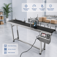 Imprimante jet d'encre TIJ intégrée pour convoyeur continu automatique OEM & ODM, pour date d'expiration, logo et code-barres