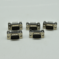 PCB otomotiv db9 erkek dişi 9 pin elektrik d-sub konnektörü