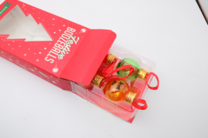 Venta al por mayor Campana de Navidad de grado alimenticio Botella de jugo de plástico Bola de jugo Botella de bebidas energéticas para Navidad 10ml 20ml 30ml - Product Image 3
