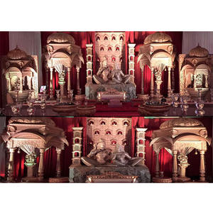 Scène de mariage indien Parvati, grandes changement de couleur, scène de mariage royale, moderne, en Fiber, royaume-uni - Product Image 1