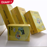 QUAFF gros Film de stratification A3 A4 3R 4R 5R ID taille 60 micro à 250 micro Film de protection PET pour papier Photo