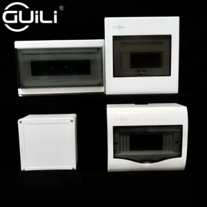 Ac And Dc 12 Way outdoor Flush Mounted 3 phase distribution Panel Box And Meters