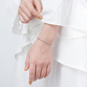 MA Yin <span class=keywords><strong>Fang</strong></span> 925เงินสเตอร์ลิงสร้อยข้อมือแบบบิดเกลียวสำหรับผู้ชายการเน้นเพทายสำหรับงานเลี้ยงงานแต่งงานการขาย925เงิน - Product Image 1