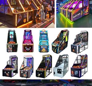 NINIX NINIX-39119 Metal Basketball Arcade Machine <b>Indoor</b> Fitness Equipment Smart <b>Sensor</b> Counting System English Language Support - Product Image 2