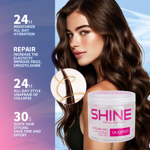 Cera en Gel para Peinar el Cabello, Fijación Fuerte, Orgánica, para Mujeres y Hombres, Marca Augeas, Venta al Por Mayor - Product Image 5