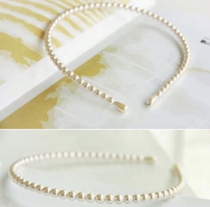 Bandeau pour cheveux en imitation perle de qualité supérieure, accessoire pour cheveux et bijoux pour Copic - Product Image 4