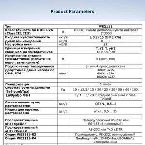Đức hbm trọng lượng công cụ Kiểm soát we2111 Thương hiệu Mới hiển thị ban đầu với độ chính xác 0.5 220V Hướng dẫn hoạt động - Product Image 4