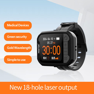OEM & ODM Rééducation physique Montre de thérapie laser à diode 650 nm Lumière LED Semi-conducteurs Poignet Thérapie du diabète - Product Image 1