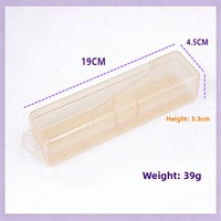 Cuillère à double extrémité en silicone pour bébé, pour porridge et purée de fruits, ensemble de couverts portables avec boîte, design singe de dessin animé mignon