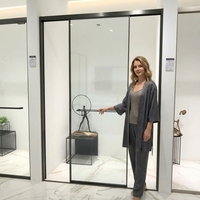Portes de douche en verre pour salle de bain, cabine de douche, porte coulissante, enclos de douche, cabine de douche pour salle de bain
