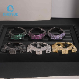 Reloj de Diamantes de Moda GA110, Bisel Estilo Hip Hop, Diseño Iced Out, Plata 925, Bisel de Reloj con Moissanita VVS, Pasa la Prueba del Diamante - Product Image 3