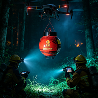Nouveau Produit 2026 : Bombe Incendie UAV à Visée Laser Haute Précision pour la Sécurité Forestière - Dispositif Extincteur de 5,0 kg pour Usine