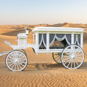 Luxurious Different Styles Special Transport Manufacturers Sell Retro Electric Funeral Carriage Coffin Car Hearse - Product Image 1