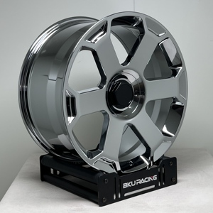 Jantes en alliage forgées <span class=keywords><strong>Kw</strong></span> 5x112 19 20 21 pouces, finition argent brossé, pour AVS <span class=keywords><strong>Audi</strong></span> RS6 RS7 <span class=keywords><strong>Q8</strong></span> B9 A3 A4 A6 A8 S6 S7 C8 - Product Image 4