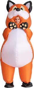 Costume gonfiabile di Halloween della volpe di taglia unica Unisex adulto animale del corpo intero di super settembre - Product Image 2