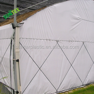 Bâche imperméable HDPE renforcé stratagème noir blanc tissu tissé film hydroponique champignon <span class=keywords><strong>serre</strong></span> champignons agriculture - Product Image 4
