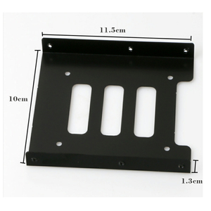 Adaptateur de support de montage pour disque dur HDD 2,5 pouces vers baie 3,5 pouces, en métal, pour SSD, plateau pour SSD - Product Image 6