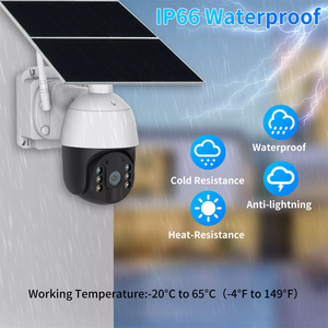 Máy ảnh PTZ năng lượng mặt trời 4G máy ảnh năng lượng mặt trời Wifi 24 giờ không ngừng tiếp tục ghi âm với bảng điều khiển năng lượng mặt trời 20W và pin 24000mAh <span class=keywords><strong>3</strong></span> <span class=keywords><strong>Megapixel</strong></span> - Product Image 6