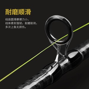 Línea de pesca de nailon de 500m, línea de lanzamiento de alta resistencia para pesca en playa y océano, color café, amarillo, transparente - Product Image 2