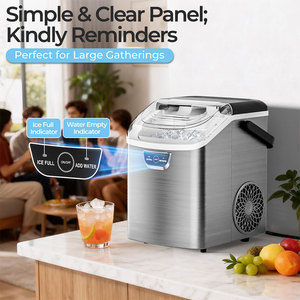 Bán buôn điện nhỏ tự động hiệu quả thép không gỉ vuông <span class=keywords><strong>Ice</strong></span> Making Machine Đối với trang chủ sử dụng với nước đóng chai đầu vào - Product Image 6