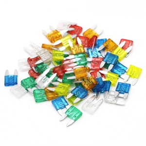 Rc Tool 60Pcs Mixte <span class=keywords><strong>Mini</strong></span> Lame Fusible En Alliage De Zinc et Matière Plastique 5A 10A 15A 20A 25 30A AMP Set pour Auto <span class=keywords><strong>Voiture</strong></span> Camion - Product Image 1