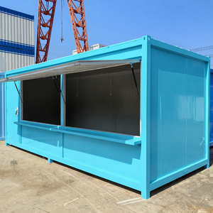 DYCE1 Casa Container in Acciaio Leggero Stile Contemporaneo, Porta di Sicurezza in Acciaio, Dimensioni Personalizzabili, <span class=keywords><strong>Negozio</strong></span> Mobile Boxato, Casa Prefabbricata di Alta Qualità - Product Image 1