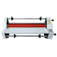 A2 Contrôle électronique de la température 450mmV480 Petite machine à plastifier Double support Montage à chaud et à froid pour les projets à petite échelle