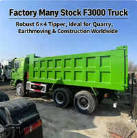 Camion benne basculante F3000 Shacman 16 tonnes, directement de l'usine chinoise, prix bas, grande capacité, 370 ch 380 ch, haute puissance, 6x4 8x4, Autotruck