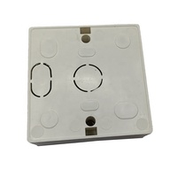 Oberflächen montierte PVC-Anschluss dose Heimgebrauch Wand steckdose Boden box Feuerfeste elektrische Schalt box mit einer Gang