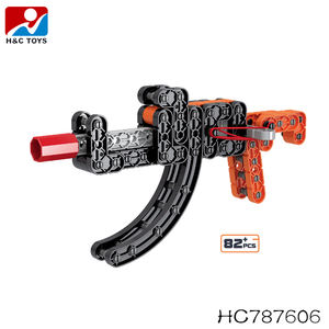 Juego de Bloques de Construcción Educativos para Niños, Juego de Disparos, Bloques de Construcción para Armar, Lanzador de Pistolas, Más de 90 Piezas - Product Image 5