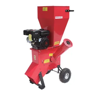 Ce/Tuv Fabriek Promotionele Hout Crusher Boom Shredder Machine Maken Zaagsel Benzine Chipper Elektrische Houtversnipperaar