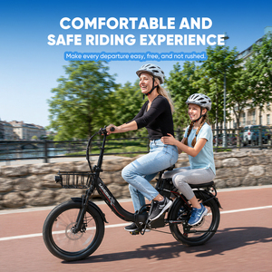 Bicicleta Plegable de 48V para la UE, de Acero con Alto Contenido de Carbono, 7 Velocidades, Motor Trasero sin Escobillas, Frenos de Disco Electrónicos, Batería de Litio - Product Image 3