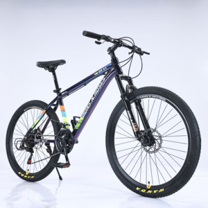 Vélo de montagne noir à vitesse variable, vélo de route amortisseur, pour adolescents et adultes, école secondaire, course - Product Image 1