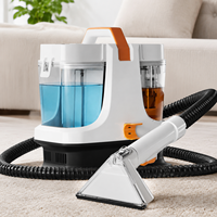 Nettoyeur de tapis et de tissus d'ameublement haute performance, moteur 500W, extracteur de nettoyage en profondeur avec réservoir d'eau de 1600 ml