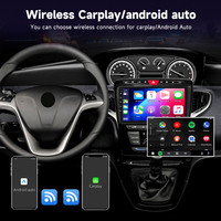 Autoradio Android Podofo 9 pouces 4+64G pour Lancia Ypsilon 2011-2020, audio de voiture, Carplay/Android Auto sans fil, GPS, RDS, WIFI, OEM/OEM