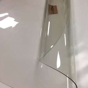 لفة طبقة بي في سي شفافة سميكة 2 مم (زجاج ناعم) لصنع مفارش الطاولات/الحصائر، لفة بي في سي شفافة مقاومة للماء - Product Image 6