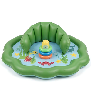 Tapis de jeu gonflable personnalisé pour bébé avec pare-soleil, planche flottante en PVC pour usage domestique, capacité maximale <100 kg, nombre de passagers autorisé <5 - Product Image 3