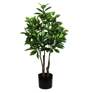Surtido de gran oferta impermeable pequeño árbol de limón artificial para decoración de jardín - Product Image 1