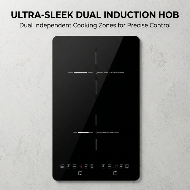 High Quality Built-In Household Electric Cooktop with 2 Burners and 30cm Infrared Induction Cooker
