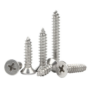 Bán Buôn 304 Thép Không Gỉ Tự Khai Thác Vít Chữ Thập Chìm Đầu Gỗ Vít Với Đầu Phẳng Kích Thước Tùy Chỉnh Cho Đồ Gỗ - Product Image 1