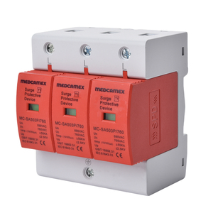 <span class=keywords><strong>Protector</strong></span> Contra Sobretensiones MC-SA503P/760 Tipo 1 3P de Alta Resistencia, 50KA Iimp 760VAC, Riel DIN, Supresor de Sobretensión - Product Image 5
