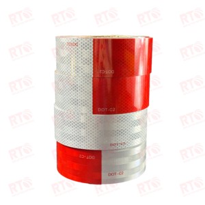 DOT-C2 conspicuity đường dấu hiệu cảnh báo băng tự dính đánh dấu phản chiếu Sticker Rolls cho xe tải - Product Image 6