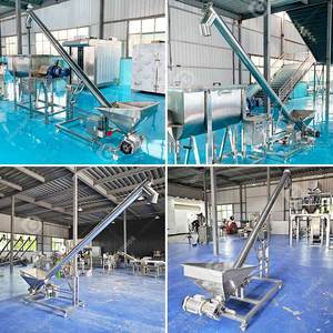 Flour <b>Auger</b> Feeder Rice Mill Sawdust <b>Incline</b> Poultry Feed Mini Stainless Steel Screw <b>Conveyor</b> <b>with</b> <b>Hopper</b> - Product Image 2